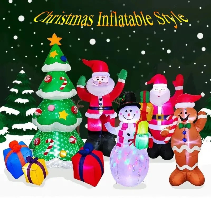 Decoração inflável de natal em - Xmas Outdoor Lighting Decorations avaliação e preço