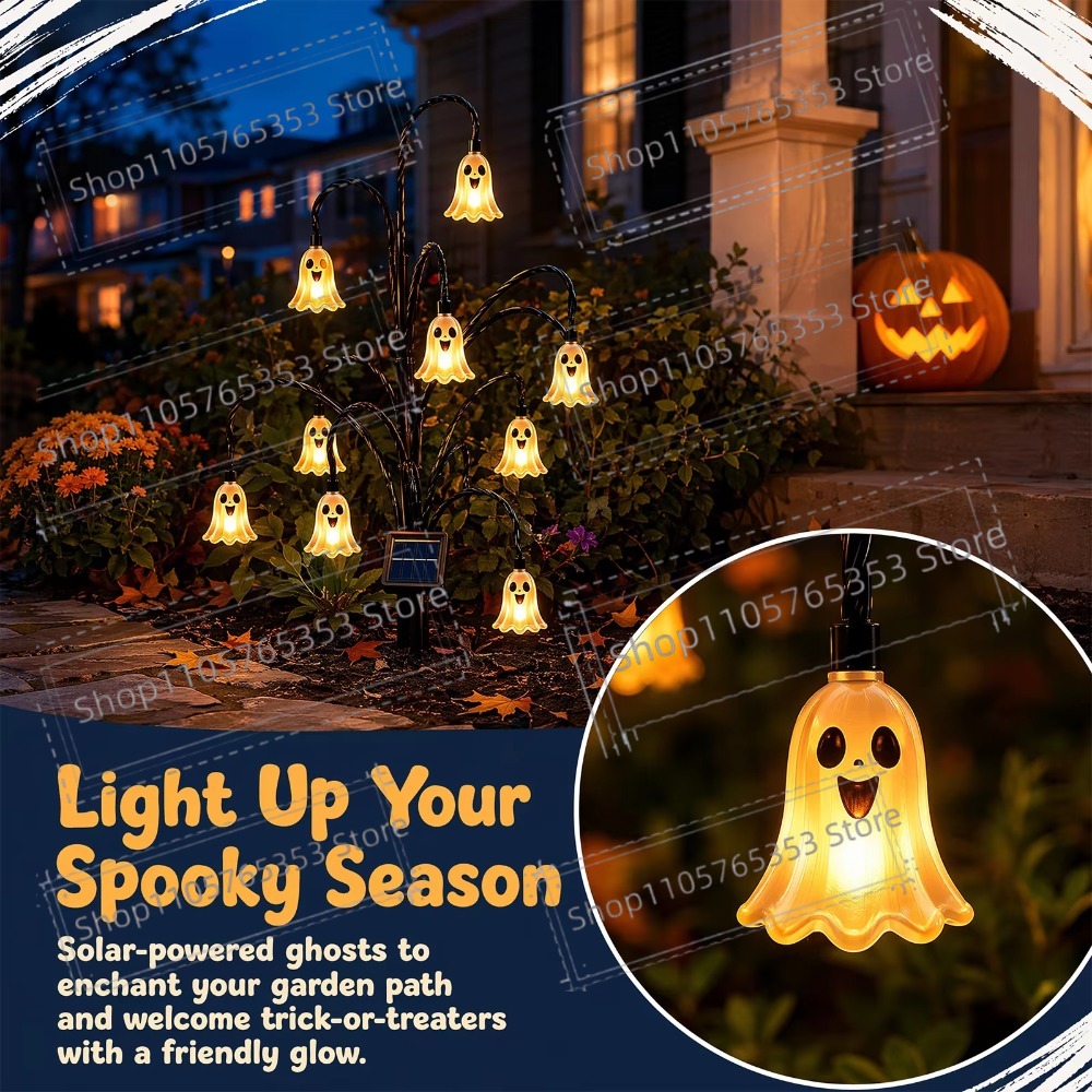 Lanterna Solar de Halloween pa - Outdoor Lighting Yard Stakes avaliação e preço
