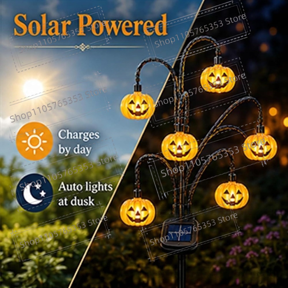 Lanterna Solar de Halloween pa - Outdoor Lighting Yard Stakes avaliação e preço