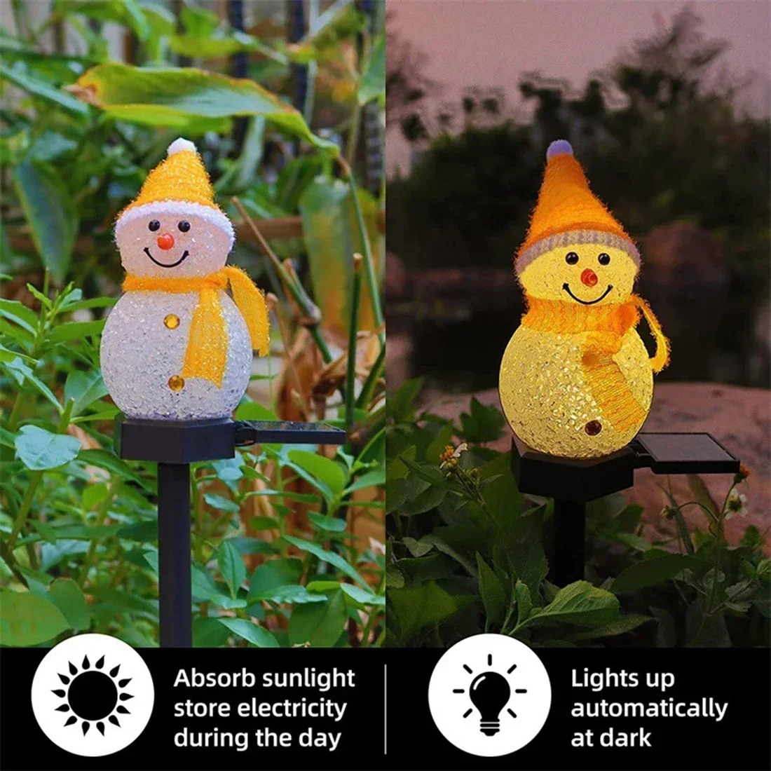 Luz Solar de Jardim em Forma d - Outdoor Lighting For Christmas avaliação e preço