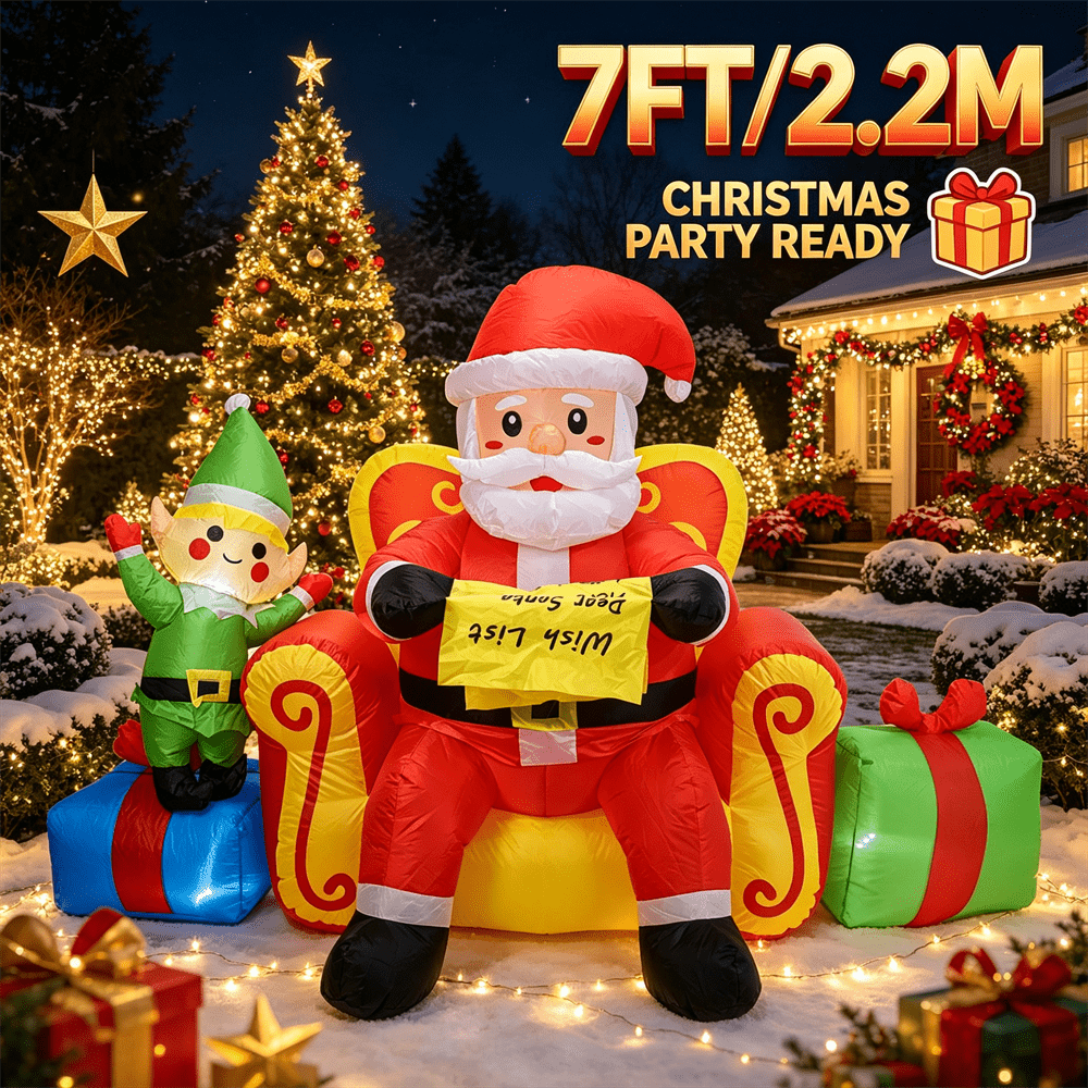 Brinquedo Inflável de Natal de - Xmas Outdoor Lighting Decorations avaliação e preço