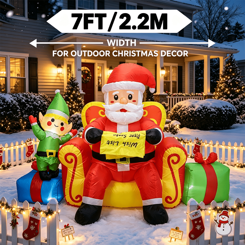 Brinquedo Inflável de Natal de - Xmas Outdoor Lighting Decorations avaliação e preço