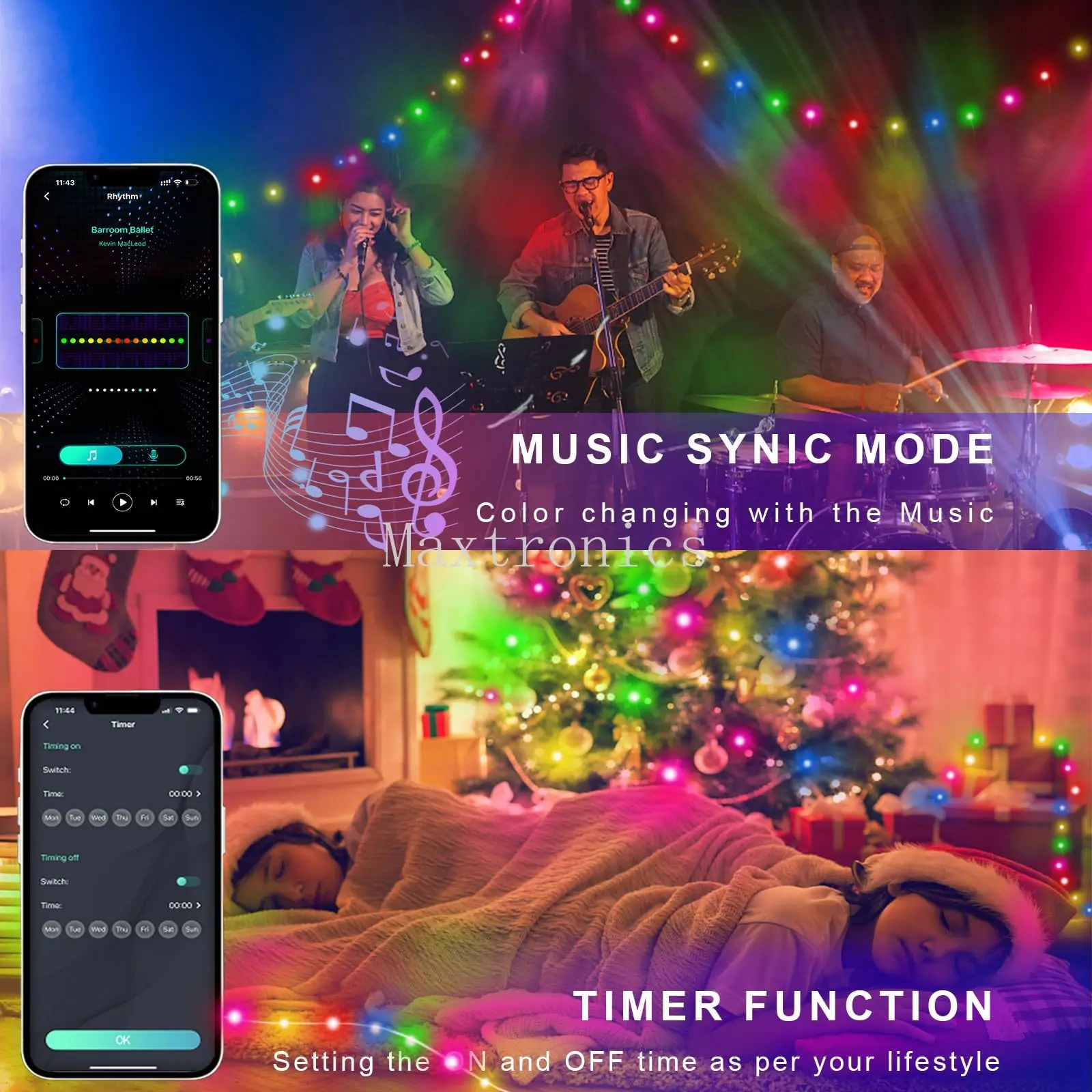 Inteligente 4 estilos rgb ws28 - Xmas Outdoor Lighting Decorations avaliação e preço